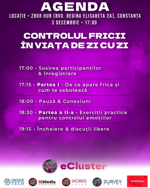 Material original eCluster pentru Controlul fricii, imaginea 1